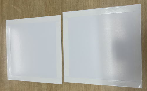 印刷した紙に両面テープ